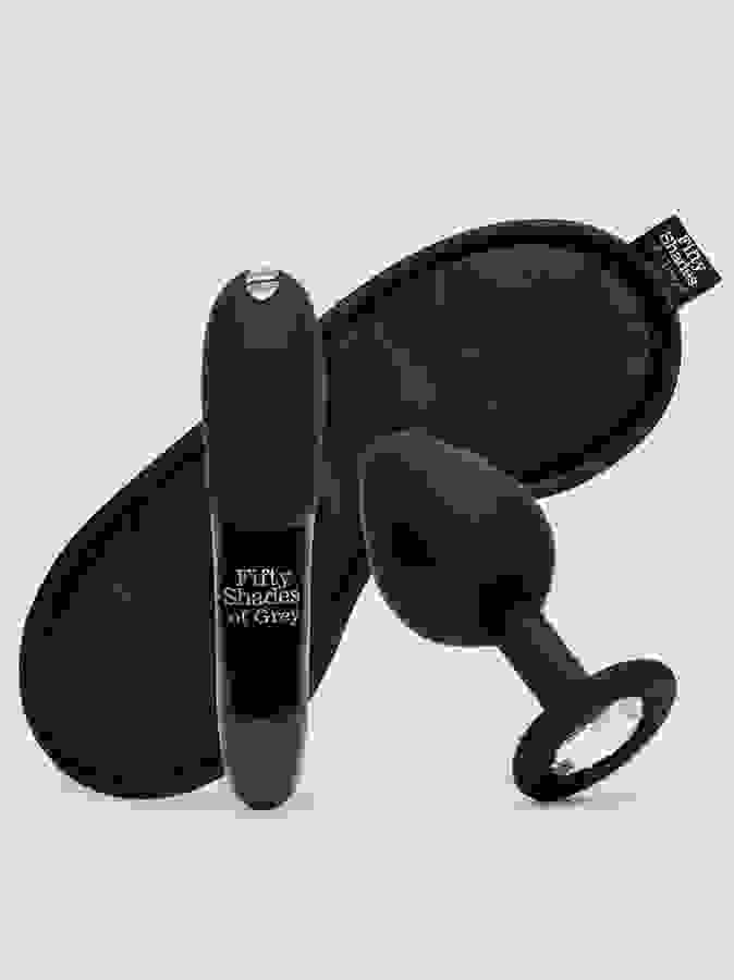 Fifty Shades of Grey X We-Vibe Come to Bed Couple's Kit (3 Piece), Black, hi-res